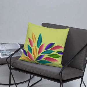 Colorful Petals Throw Pillow Insert Included - Dipaliz - Pillows