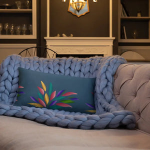 Colorful Petals Throw Pillow - Vibrant Home Decor - Dipaliz - Pillows