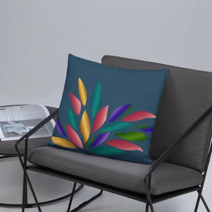 Colorful Petals Throw Pillow - Vibrant Home Decor - Dipaliz - Pillows