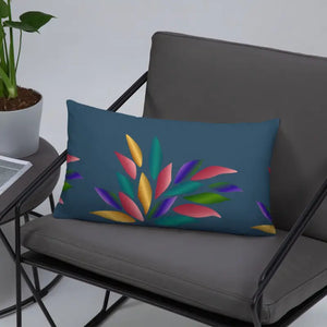 Colorful Petals Throw Pillow - Vibrant Home Decor - Dipaliz - Pillows