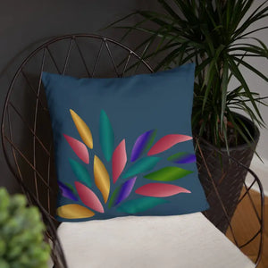 Colorful Petals Throw Pillow - Vibrant Home Decor - Dipaliz - Pillows