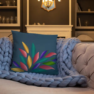 Colorful Petals Throw Pillow - Vibrant Home Decor - Dipaliz - Pillows