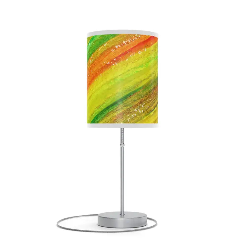 Brighten your Home Décor with Colorful Striped Lamp Elegance - Decor