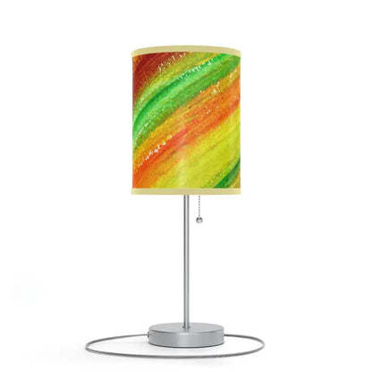 Brighten your Home Décor with Colorful Striped Lamp Elegance - Decor