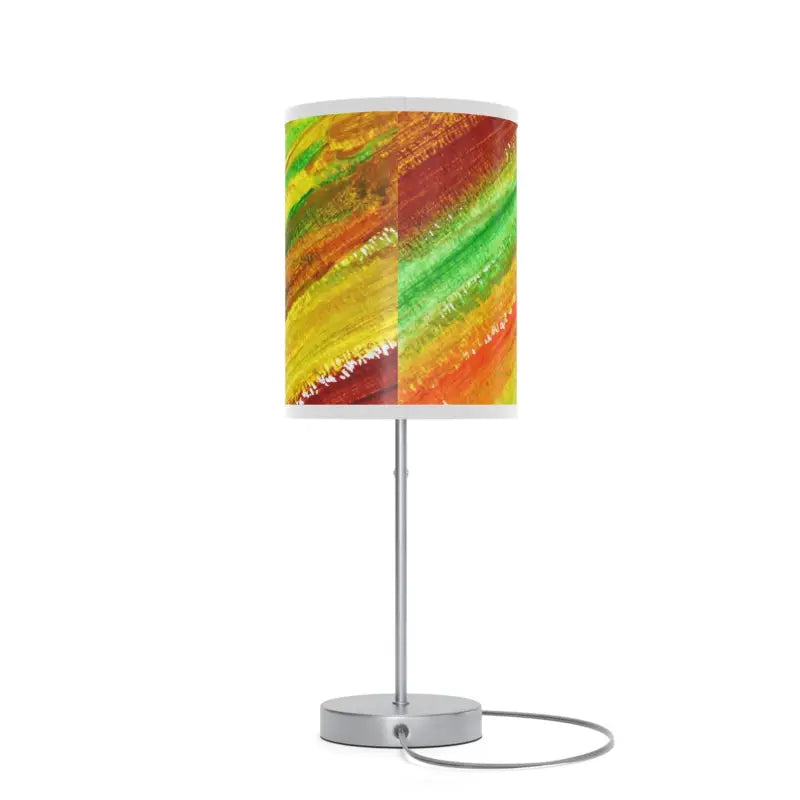 Brighten your Home Décor with Colorful Striped Lamp Elegance - Decor