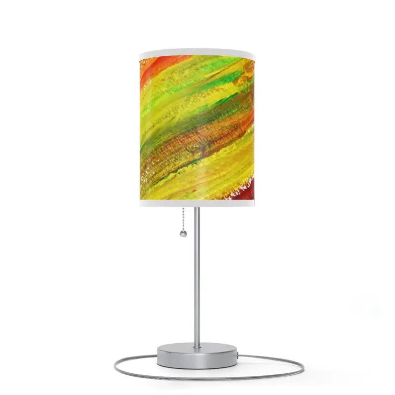 Brighten your Home Décor with Colorful Striped Lamp Elegance - Decor