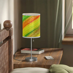 Colorful Stripes Lamp - Vibrant Home Decor Energy - Dipaliz - Lamps