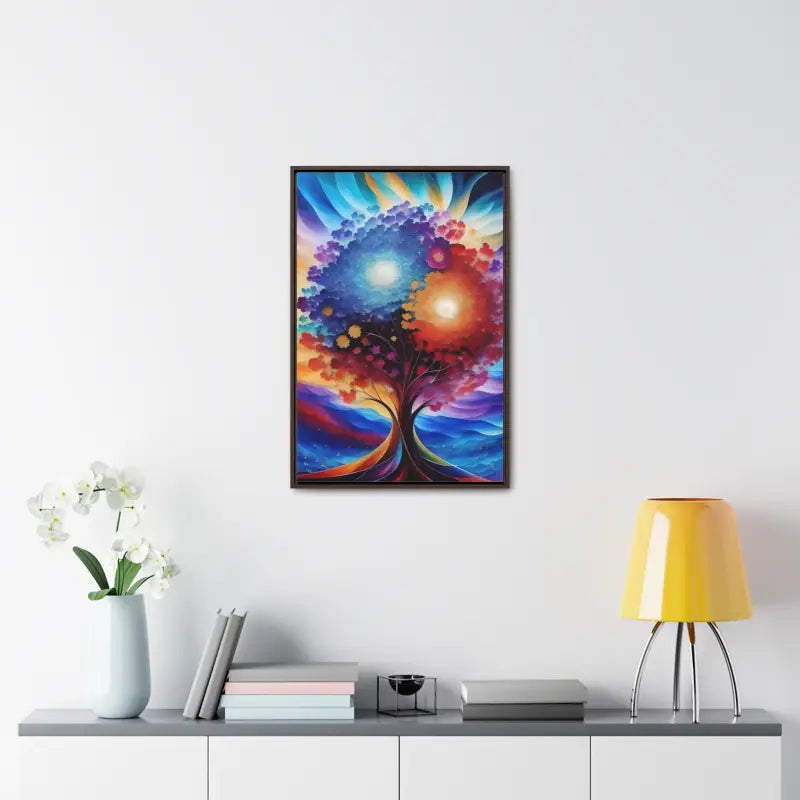 Vibrant Tree Canvas: Transform your Space with Nature’s Colors - Canvas