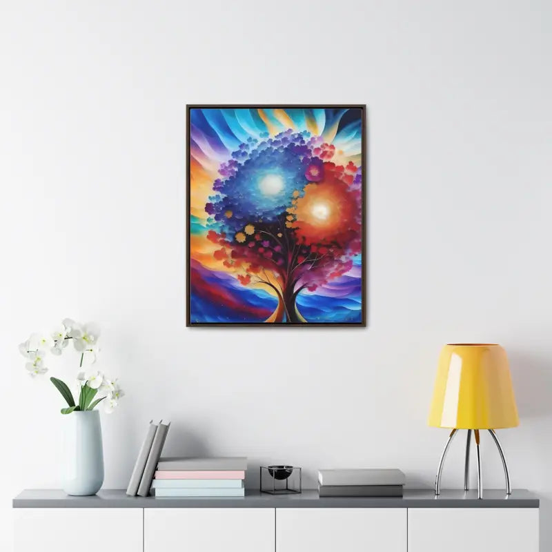 Vibrant Tree Canvas: Transform your Space with Nature’s Colors - Canvas