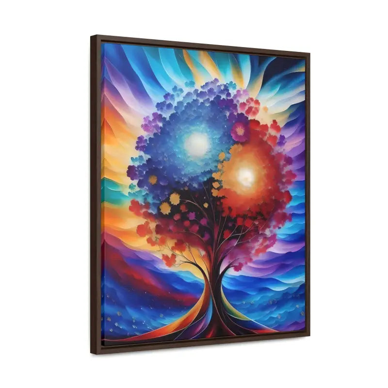 Vibrant Tree Canvas: Transform your Space with Nature’s Colors - Canvas