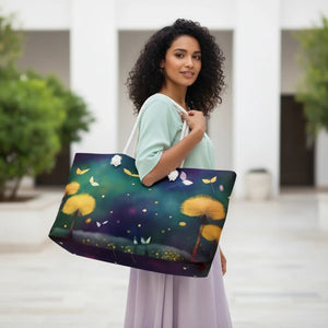 Vibrant Dandelions Bag - Polyester Weekender - Dipaliz - Luggage & Bags