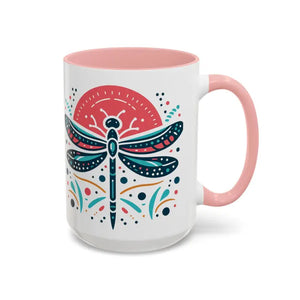Vibrant Dragonfly Coffee Mug - Stylish Kitchen Decor - Dipaliz - Mugs