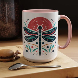 Vibrant Dragonfly Coffee Mug - Stylish Kitchen Decor - Dipaliz - Mugs