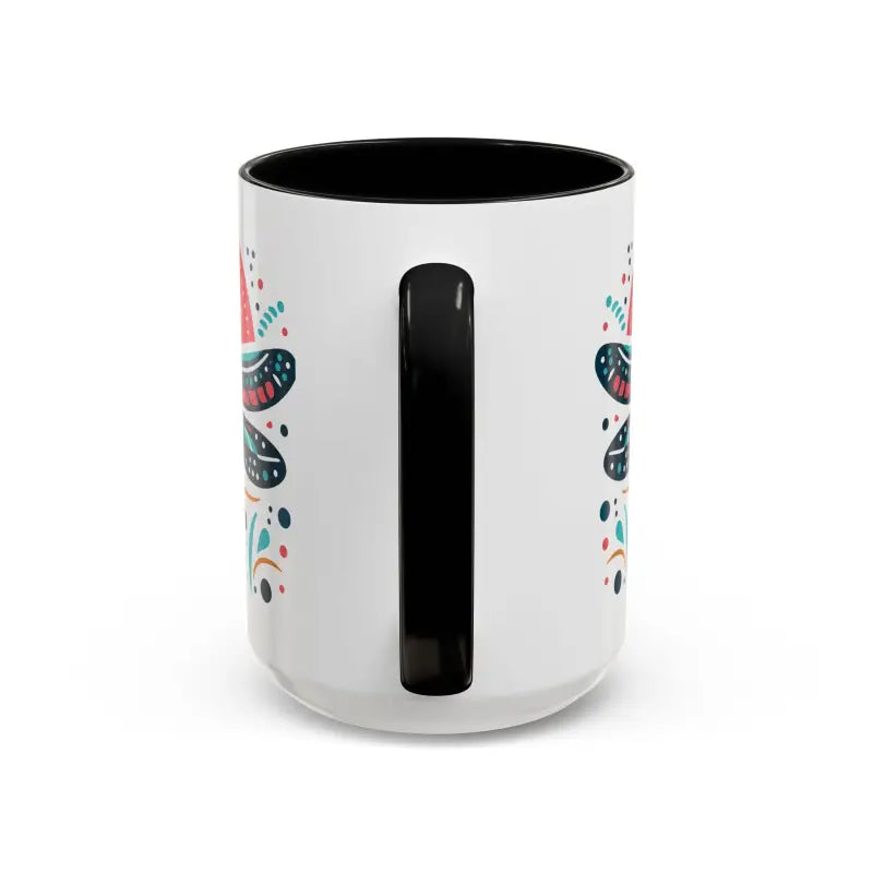 Vibrant Dragonfly Accent Coffee Mug for your Routine