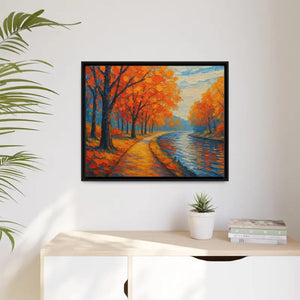 Vibrant Fall Landscape Canvas - Autumn Forest Wall Art - Dipaliz - Prints