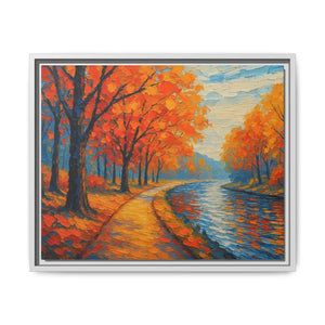 Vibrant Fall Landscape Canvas - Autumn Forest Wall Art - Dipaliz - 20″ x 16″ (horizontal) / White / 1.25’’ - Prints