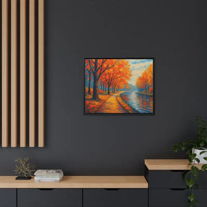 Vibrant Fall Landscape Canvas - Autumn Forest Wall Art - Dipaliz - Prints