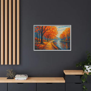 Vibrant Fall Landscape Canvas - Autumn Forest Wall Art - Dipaliz - Prints