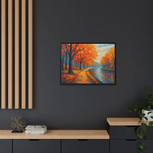 Vibrant Fall Landscape Canvas - Autumn Forest Wall Art - Dipaliz - Prints