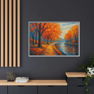 Vibrant Fall Landscape Canvas - Autumn Forest Wall Art - Dipaliz - Prints