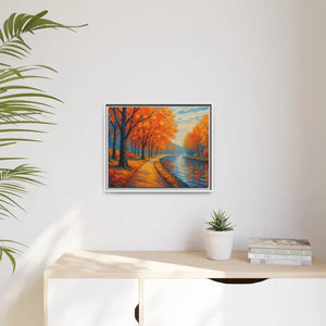 Vibrant Fall Landscape Canvas - Autumn Forest Wall Art - Dipaliz - Prints