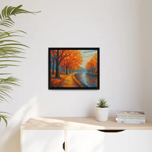 Vibrant Fall Landscape Canvas - Autumn Forest Wall Art - Dipaliz - Prints