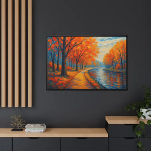 Vibrant Fall Landscape Canvas - Autumn Forest Wall Art - Dipaliz - Prints
