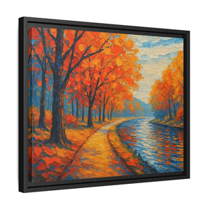 Vibrant Fall Landscape Canvas - Autumn Forest Wall Art - Dipaliz - Prints