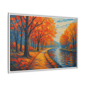 Vibrant Fall Landscape Canvas - Autumn Forest Wall Art - Dipaliz - Prints