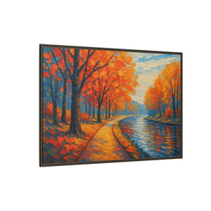 Vibrant Fall Landscape Canvas - Autumn Forest Wall Art - Dipaliz - Prints