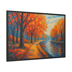 Vibrant Fall Landscape Canvas - Autumn Forest Wall Art - Dipaliz - Prints