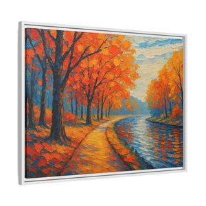 Vibrant Fall Landscape Canvas - Autumn Forest Wall Art - Dipaliz - Prints