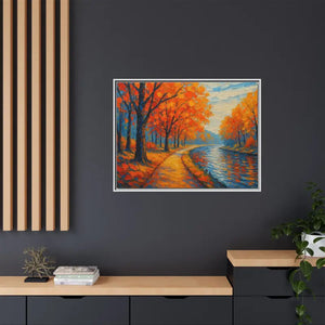 Vibrant Fall Landscape Canvas - Autumn Forest Wall Art - Dipaliz - Prints