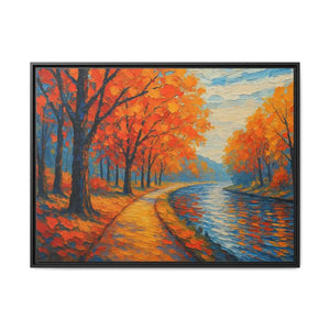Vibrant Fall Landscape Canvas - Autumn Forest Wall Art - Dipaliz - Prints
