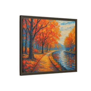Vibrant Fall Landscape Canvas - Autumn Forest Wall Art - Dipaliz - Prints