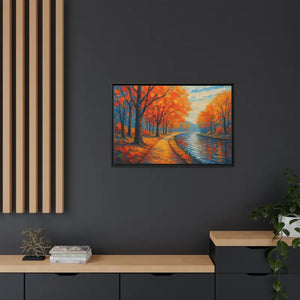Vibrant Fall Landscape Canvas - Autumn Forest Wall Art - Dipaliz - Prints
