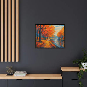 Vibrant Fall Landscape Canvas - Autumn Forest Wall Art - Dipaliz - Prints