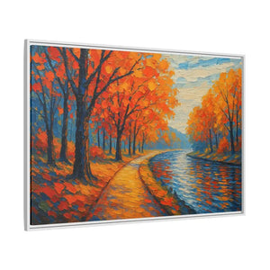 Vibrant Fall Landscape Canvas - Autumn Forest Wall Art - Dipaliz - Prints