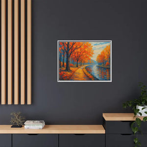 Vibrant Fall Landscape Canvas - Autumn Forest Wall Art - Dipaliz - Prints