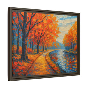 Vibrant Fall Landscape Canvas - Autumn Forest Wall Art - Dipaliz - Prints