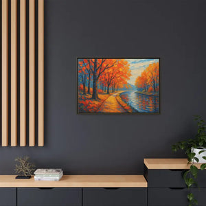 Vibrant Fall Landscape Canvas - Autumn Forest Wall Art - Dipaliz - Prints