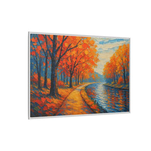 Vibrant Fall Landscape Canvas - Autumn Forest Wall Art - Dipaliz - Prints