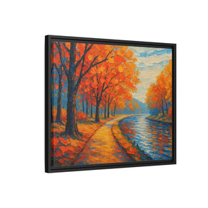 Vibrant Fall Landscape Canvas - Autumn Forest Wall Art - Dipaliz - Prints