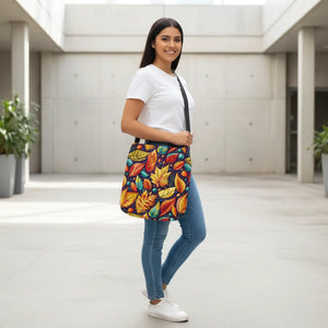 Vibrant Fall Leaves Tote Bag - Seasonal Fashion - Dipaliz - Bags