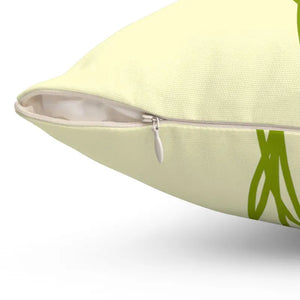 Polyester Square Pillow - Vibrant Flower Bunch Double Print - Dipaliz - Throw Pillows