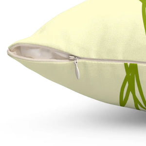 Polyester Square Pillow - Vibrant Flower Bunch Double Print - Dipaliz - Throw Pillows