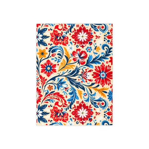 Vibrant Floral Ceramic Photo Tile Wall Art - Dipaliz - Tiles