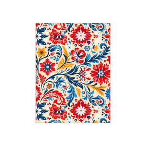 Vibrant Floral Ceramic Photo Tile Wall Art - Dipaliz - Tiles