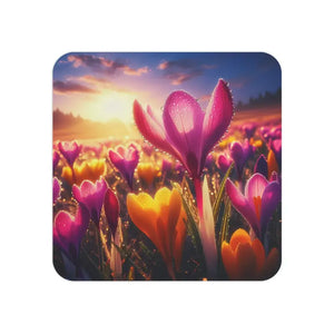Vibrant Floral Coasters - Bold Home Decor Accents - Dipaliz