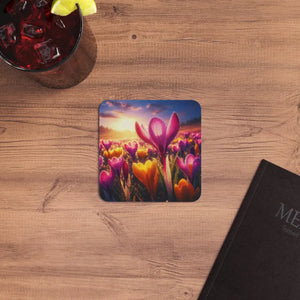 Vibrant Floral Coasters - Bold Home Decor Accents - Dipaliz